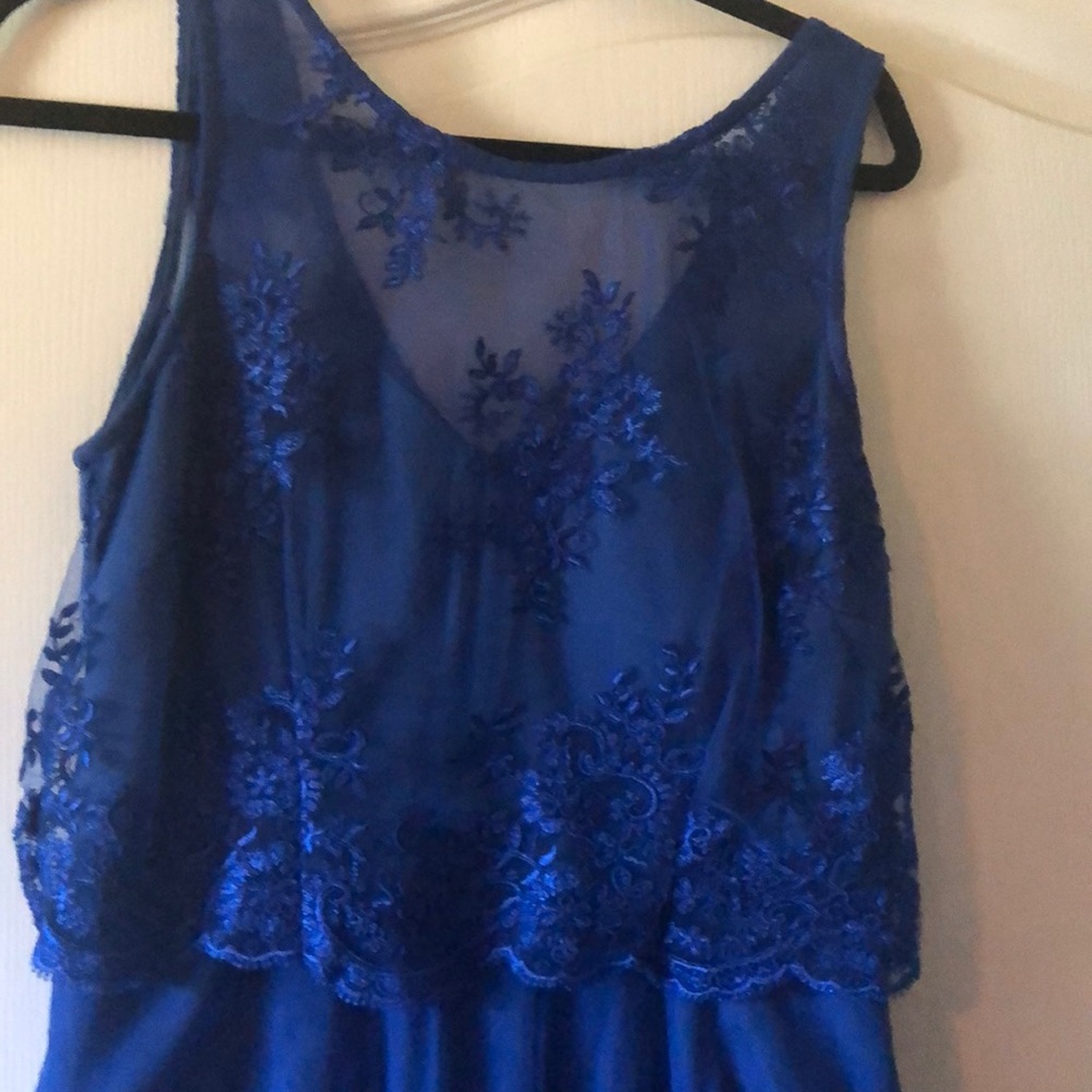 Blue dress